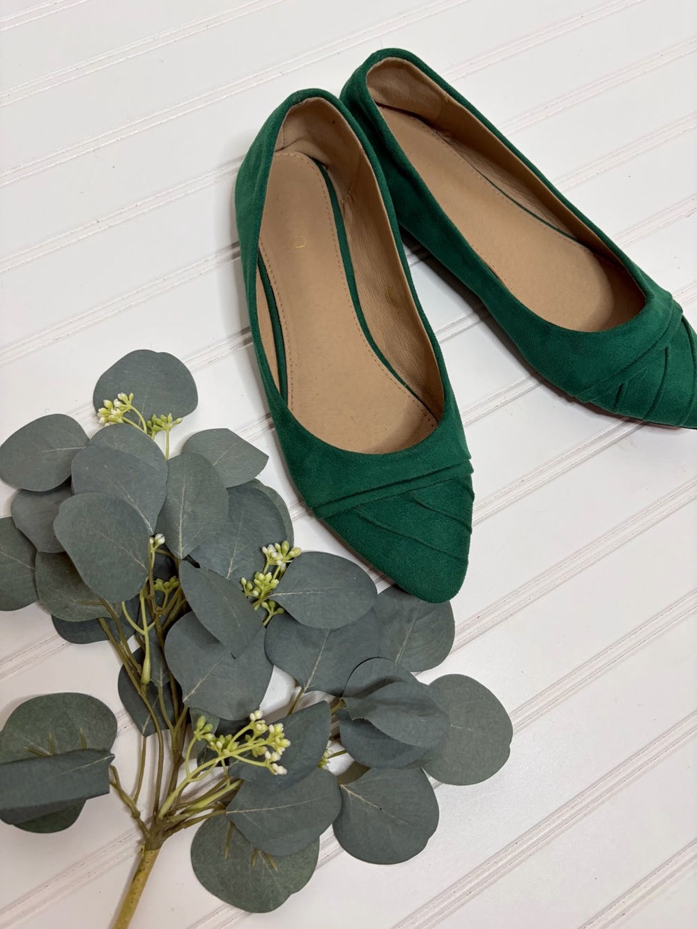 Ollio Faux Suede Ballet Flats - Picture 3 of 8